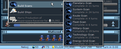 You can add scans to the production queue.